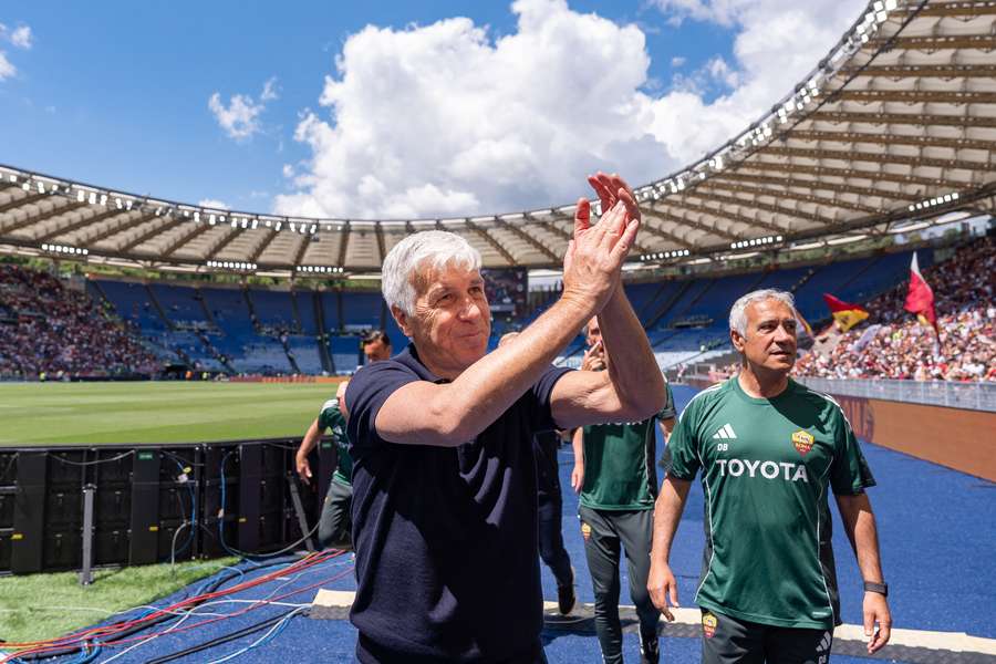 Gian Piero Gasperini, treinador da Roma Gian Piero Gasperini, treinador da Roma