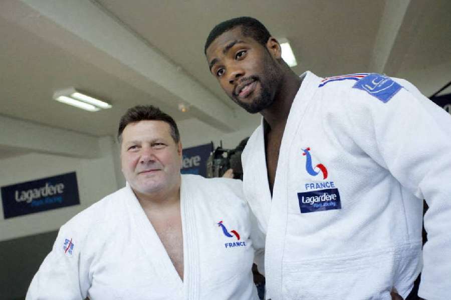 Angelo Parisi avec Teddy Riner en 2007