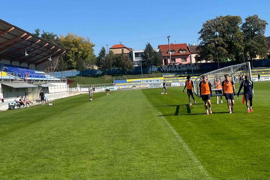 Středeční trénink Slovácka ve Starém Městě.