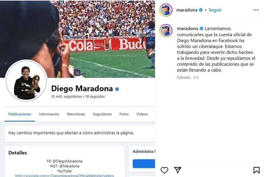 Postarea familiei Maradona