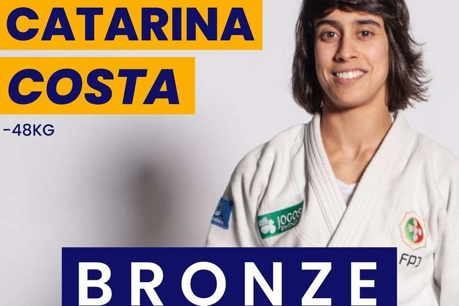 Catarina Costa foi bronze do Grand Slam de Ulan Bator, na Mongólia