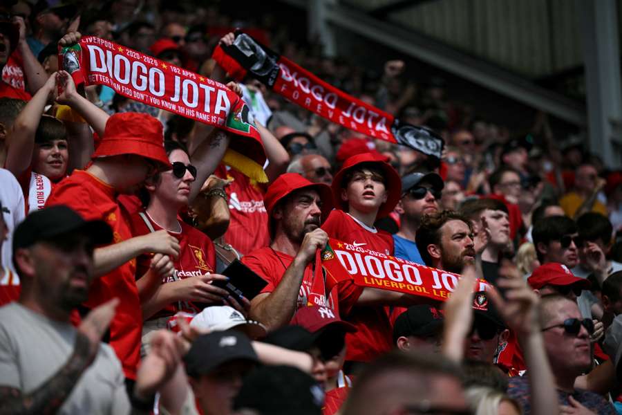Les supporters de Liverpool ce dimanche.