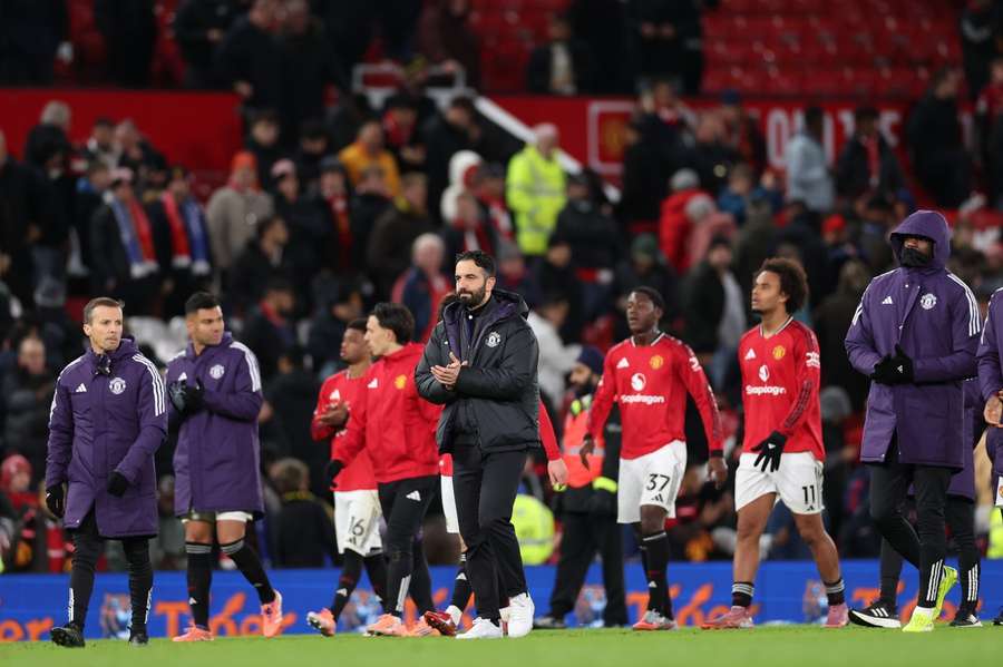 Manchester United following their home defeat to Everton