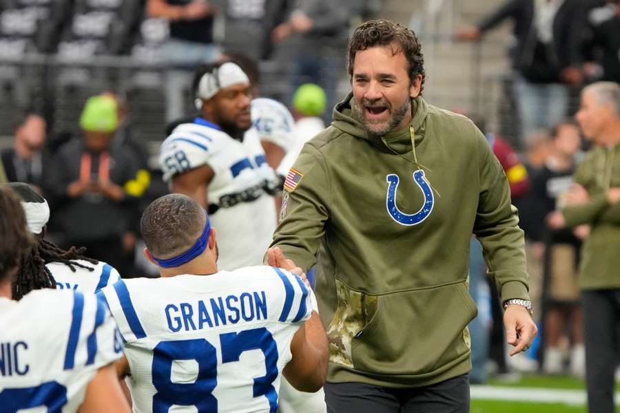 Jeff Saturday werd op 7 november coach van de Indianapolis Colts