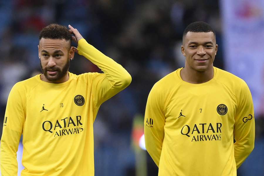 Neymar e Mbappé tiveram uma relação conturbada