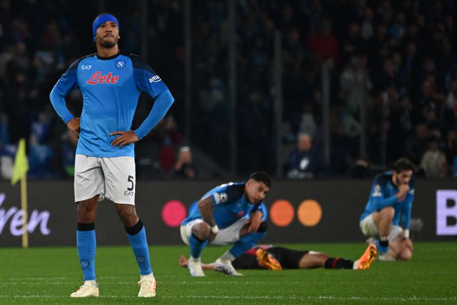 Napoli react at full-time
