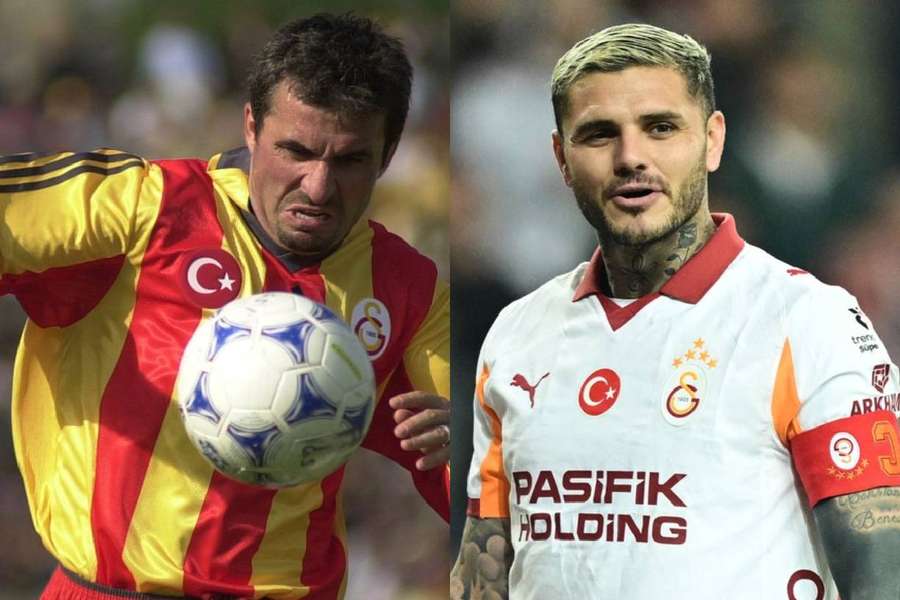 Gică Hagi și Mauro Icardi Gică Hagi și Mauro Icardi