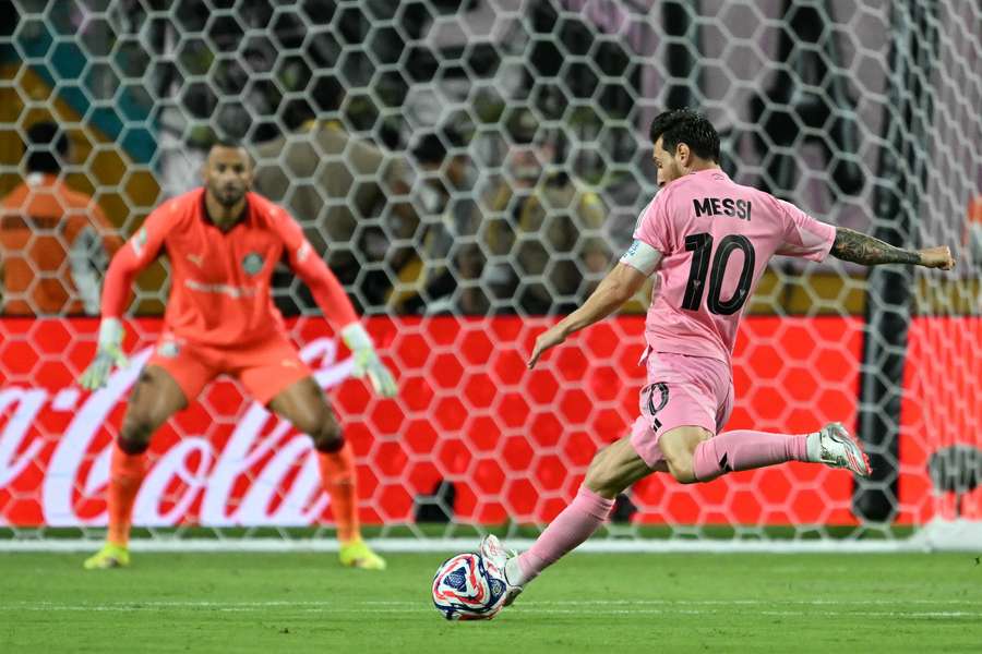 Messi face à Palmeiras.