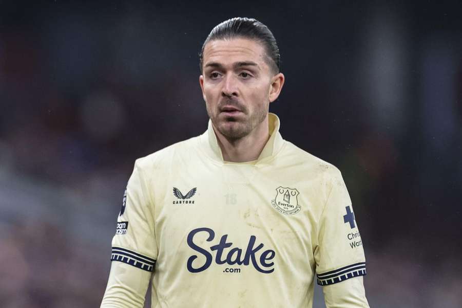Jack Grealish on loan at Everton.