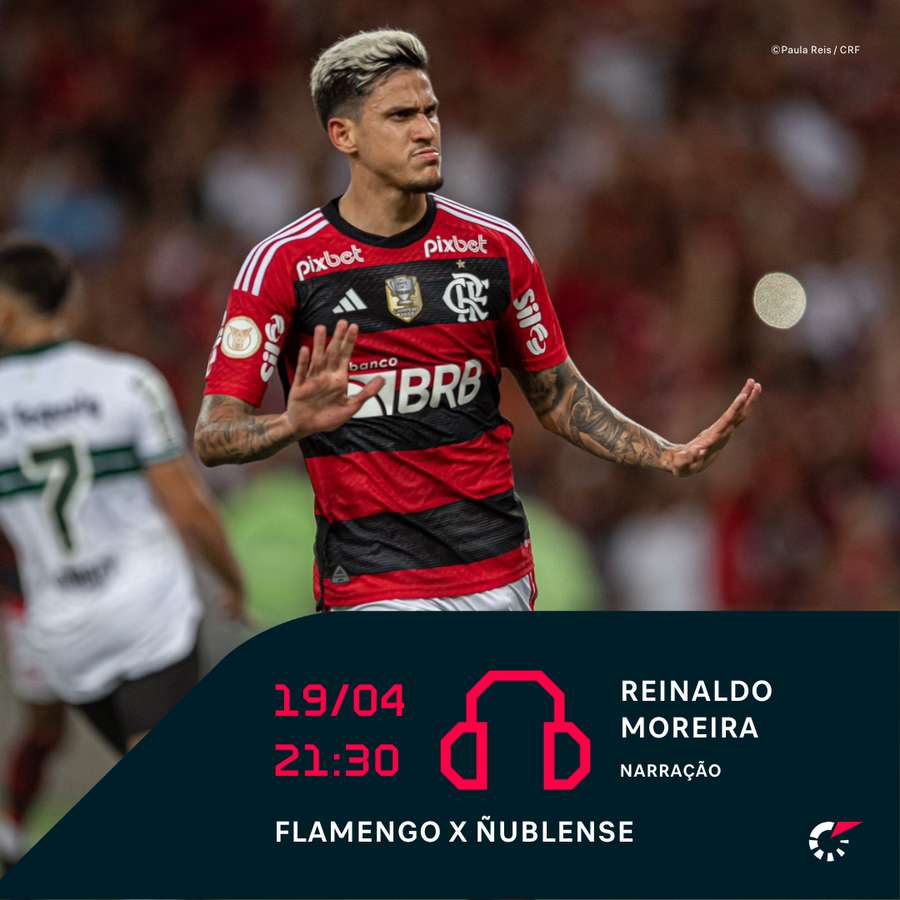 Flamengo e Ñublense terá narração do Flashscore