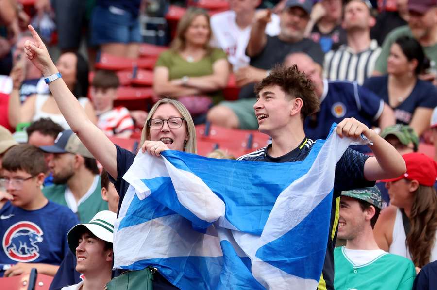 Schottland-Fans in Boston