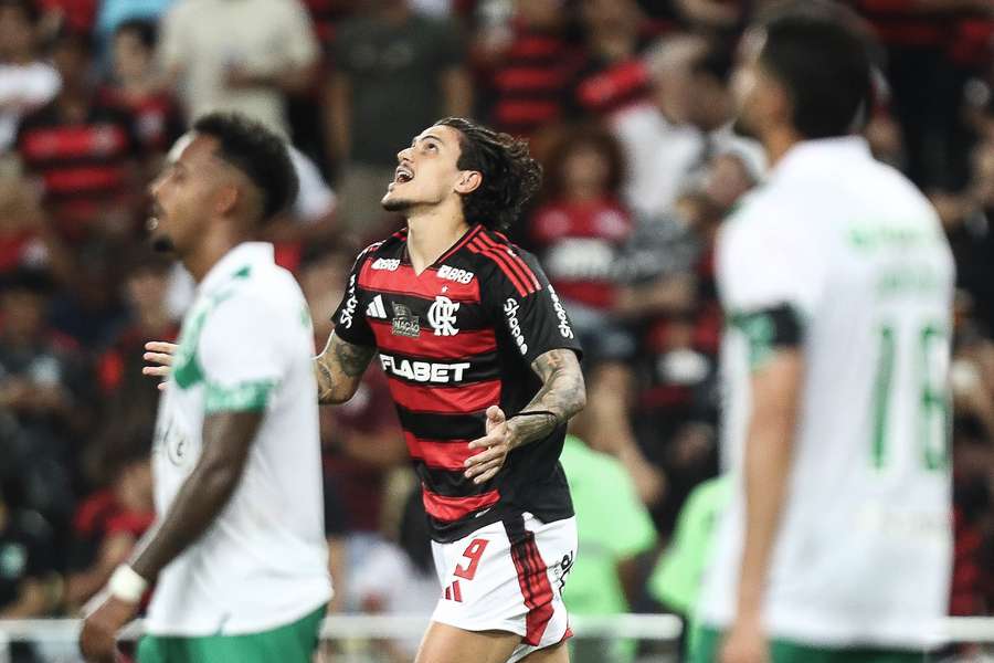 Pedro fez dois gols na última rodada, quando o Flamengo atropelou o Juventude por 6 a 0
