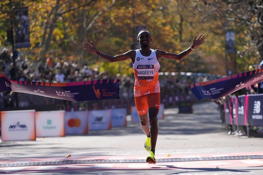 Abdi Nageeye beim Zieleinlauf.