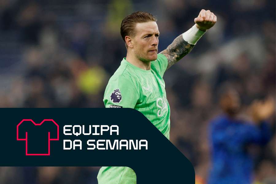Jordan Pickford, guarda-redes do Everton