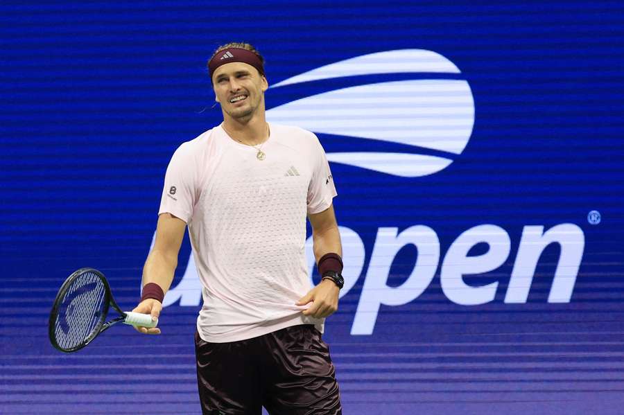 Zverev à l'US Open. Zverev à l'US Open.