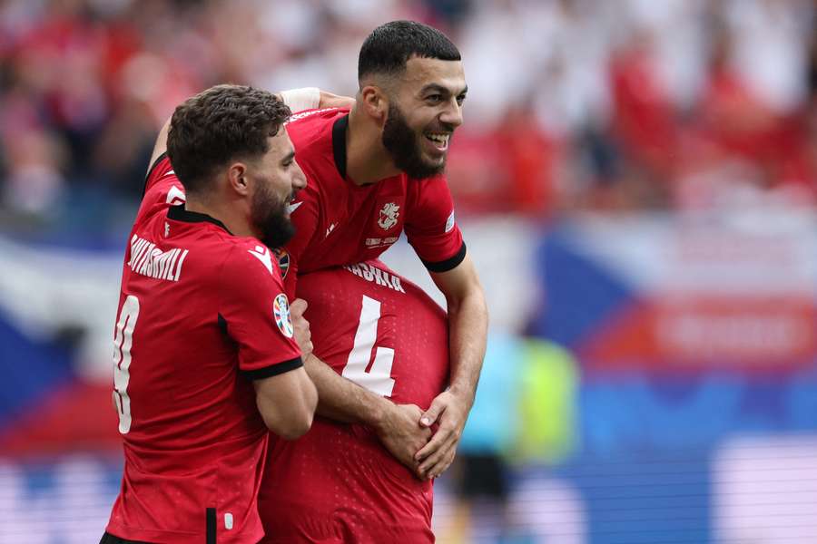 Die Georgier holten gegen Tschechien den ersten Punkt ihrer EM-Geschichte.