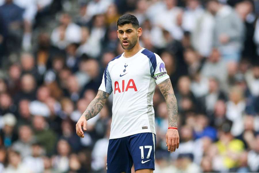 Cristian Romero, defesa e capitão do Tottenham