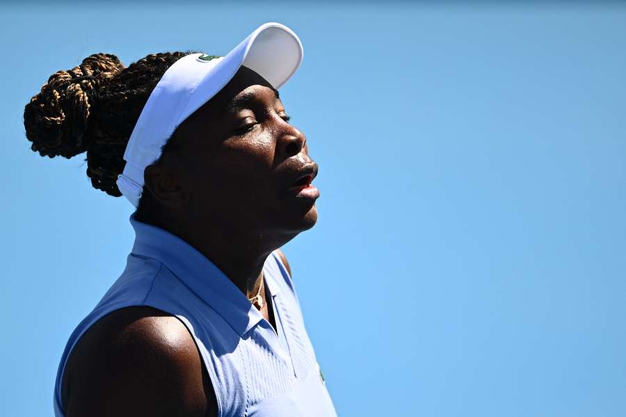 Venus Williams esta terça-feira. Venus Williams esta terça-feira.