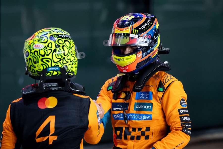 Lando Norris and Oscar Piastri