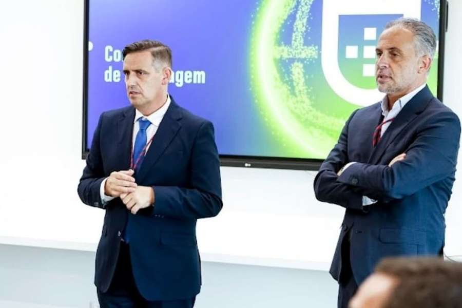 Duarte Gomes com Luciano Gonçalves