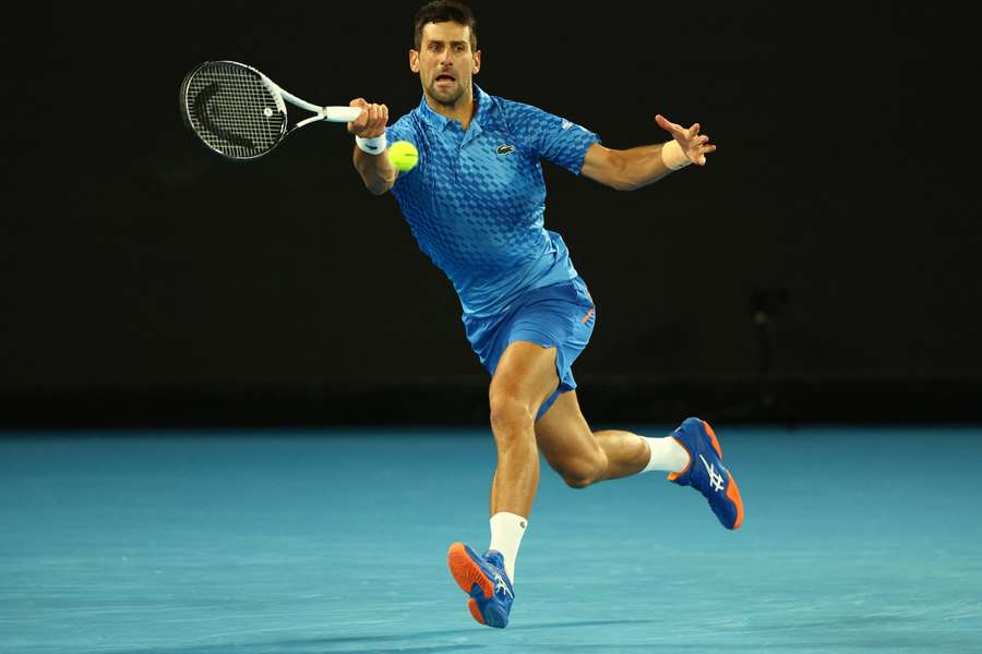 Djokovic went into the Australian Open carrying an injury
