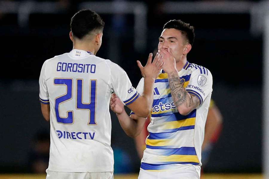 Velasco y Gorosito, jugadores de Boca