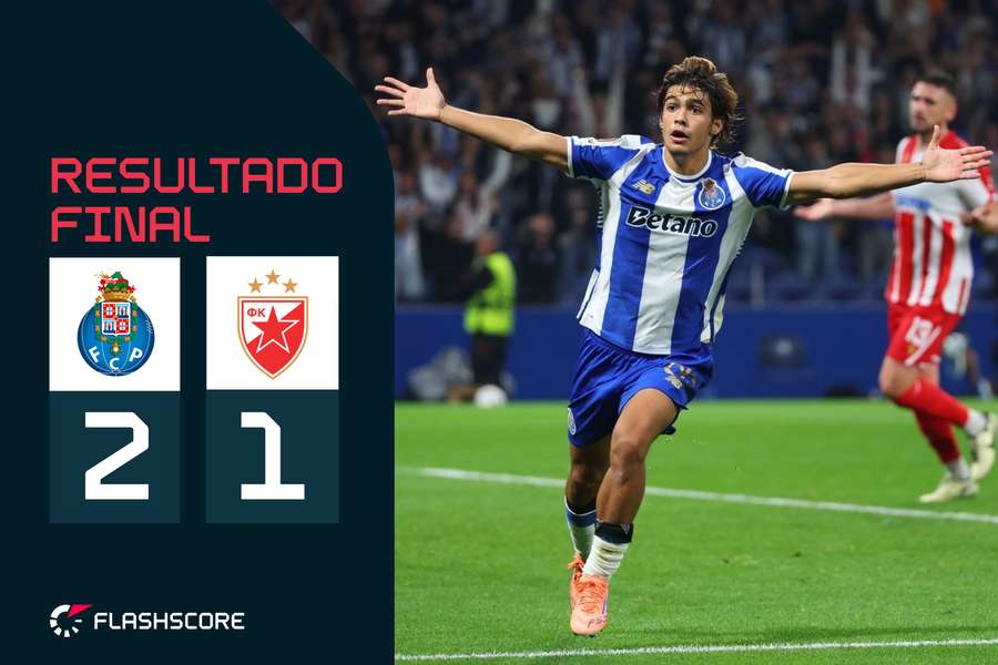Rodrigo Mora fez o golo da vitória aos 89 minutos
