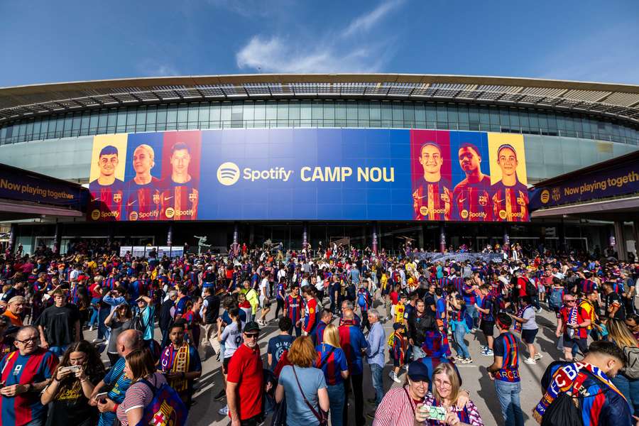 O Barça registou um recorde de receitas em Camp Nou