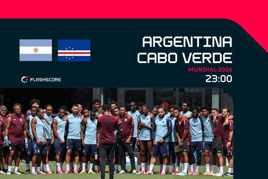 Cabo Verde mede forças com a Argentina Cabo Verde mede forças com a Argentina