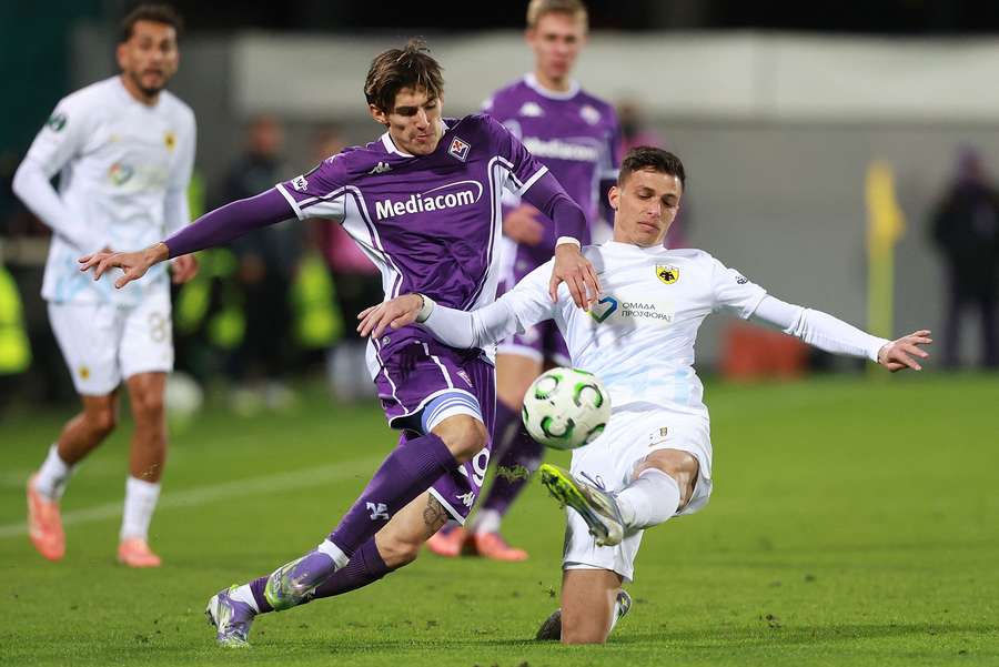 Una fase del match Una fase del match