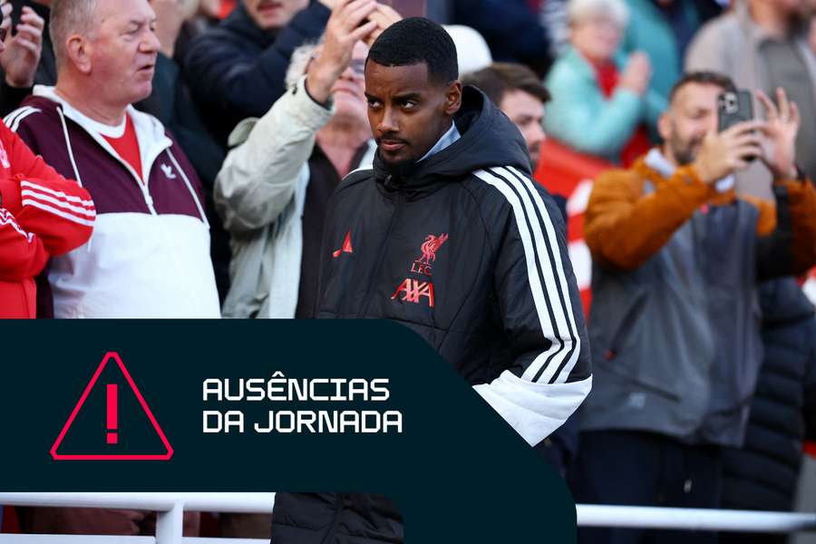 Isak poderá regressar para a deslocação do Liverpool a Brentford