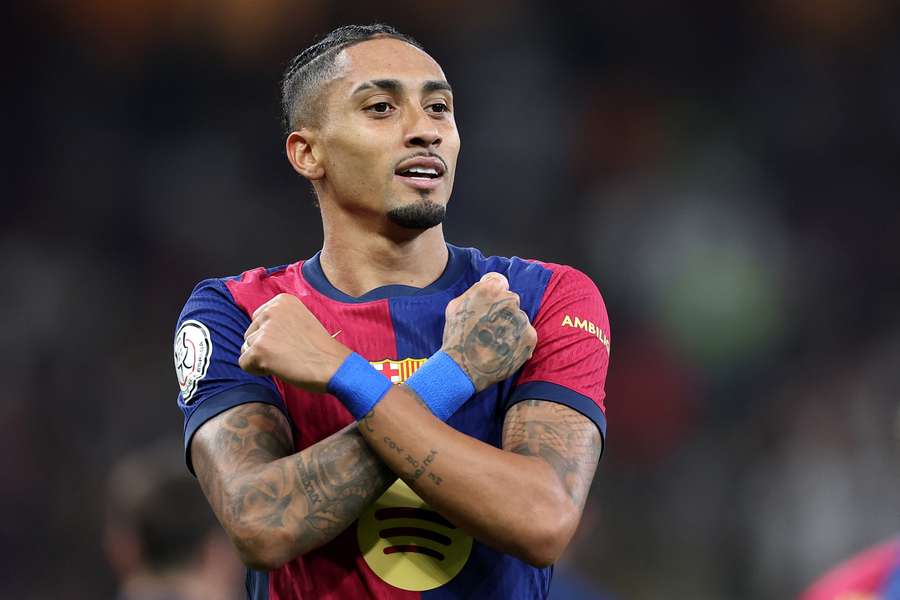Raphinha foi mais uma vez decisivo para o Barcelona