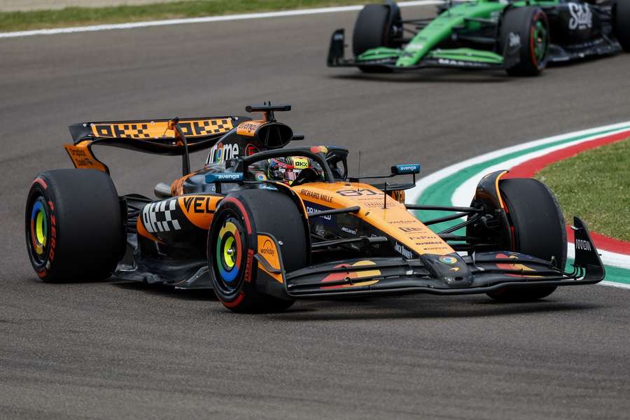 Piastri takes to the track in Italy