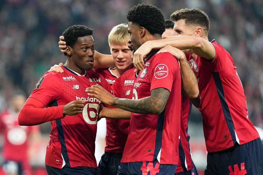 Jonathan David, seul buteur de la rencontre, a permis à Lille de l'emporter face à Montpellier.