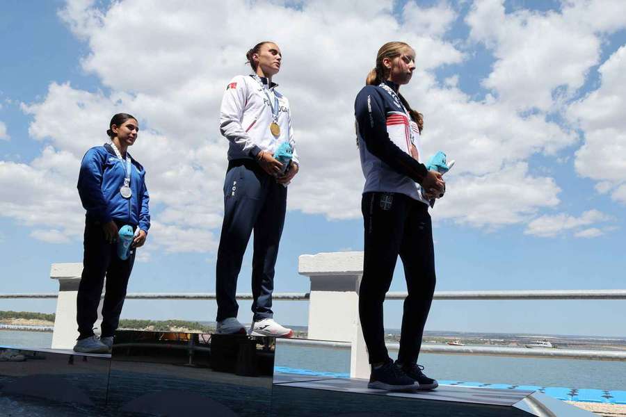 Ana Brito subiu ao lugar mais alto do pódio