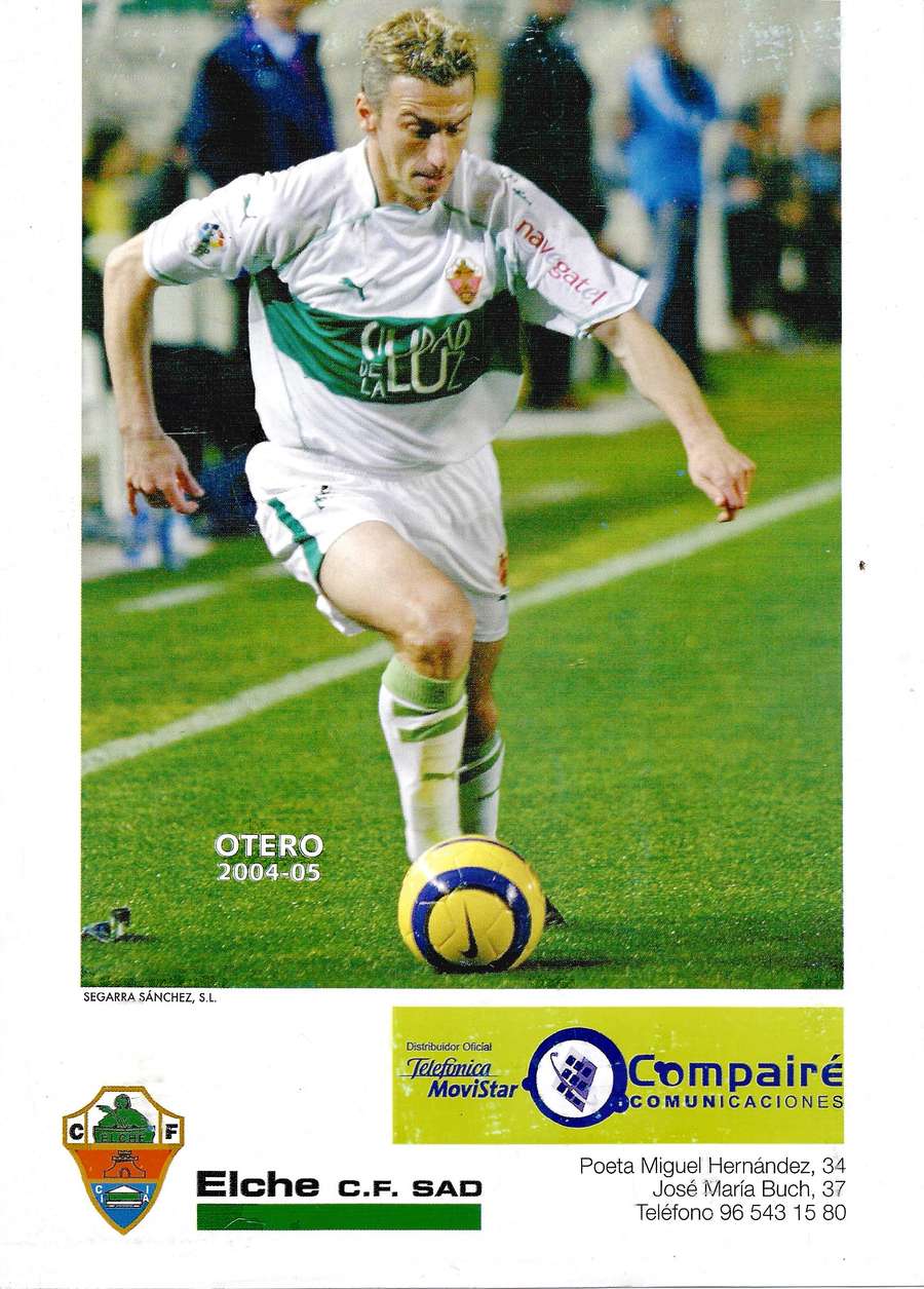 Jorge Otero, con el Elche Jorge Otero, con el Elche