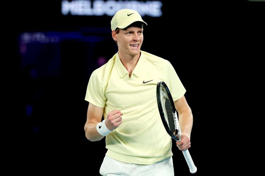 Sinner is into the final in Melbourne