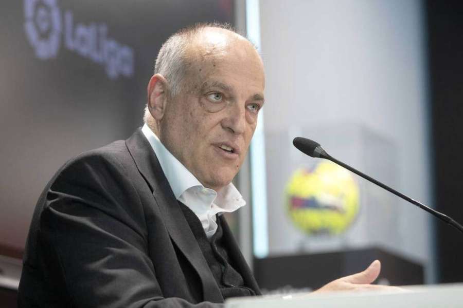 Javier Tebas falou durante a Gala de apresentação da nova era da LaLiga