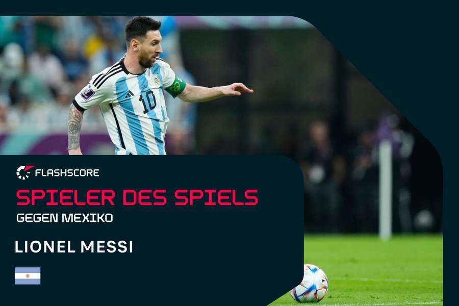 Lionel Messi ist der Spieler des Spiels