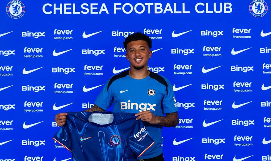 Sancho é o novo reforço do Chelsea