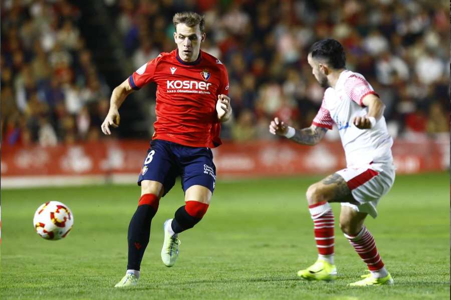 Pablo Ibáñez en el Chiclana-Osasuna