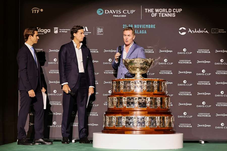 Dette trofæ vil være på spil fra tirsdag ved Davis Cup i Malaga.
