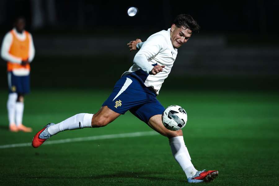 Gonçalo Oliveira no treino da equipa das quinas Gonçalo Oliveira no treino da equipa das quinas