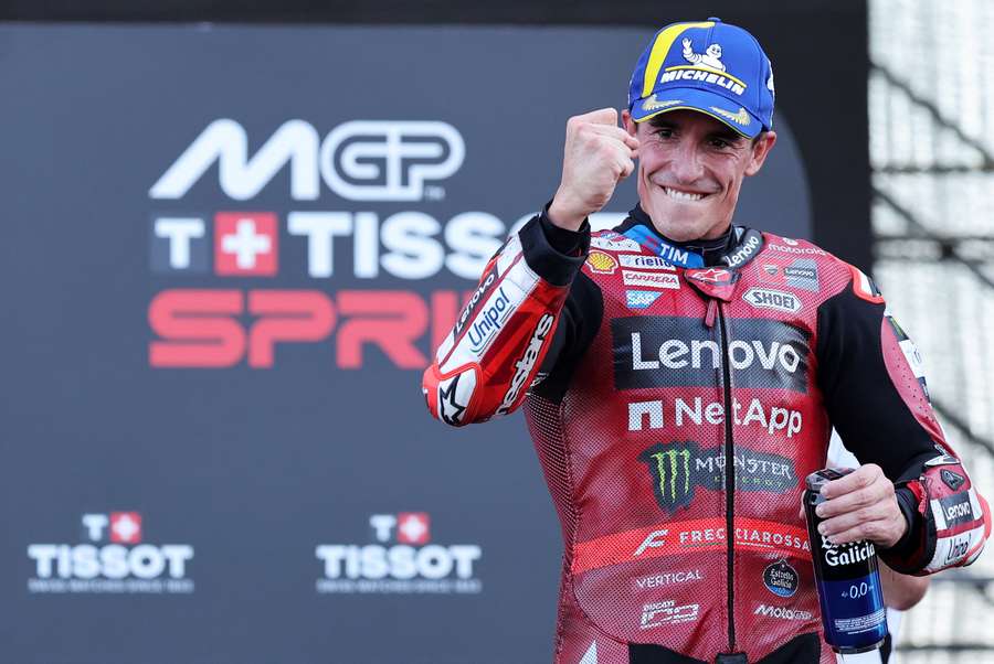 Marc Márquez sul podio Marc Márquez sul podio