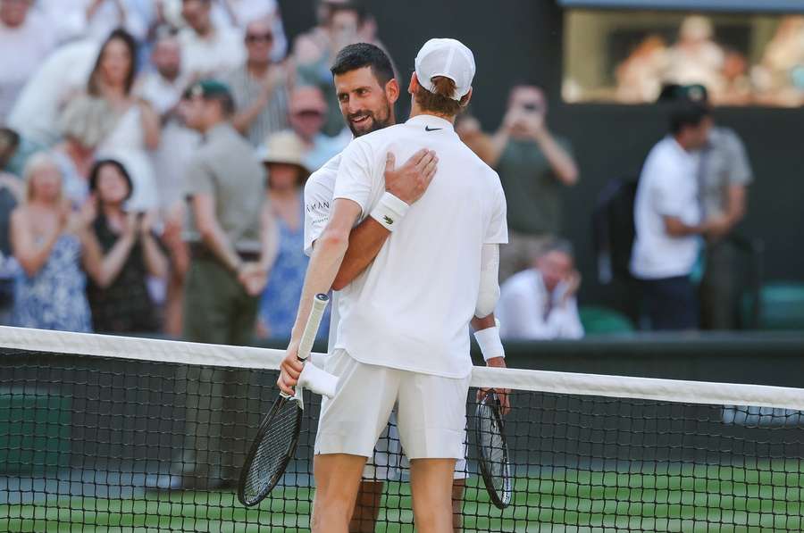Djokovic unterlag Sinner im Vorjahr Djokovic unterlag Sinner im Vorjahr