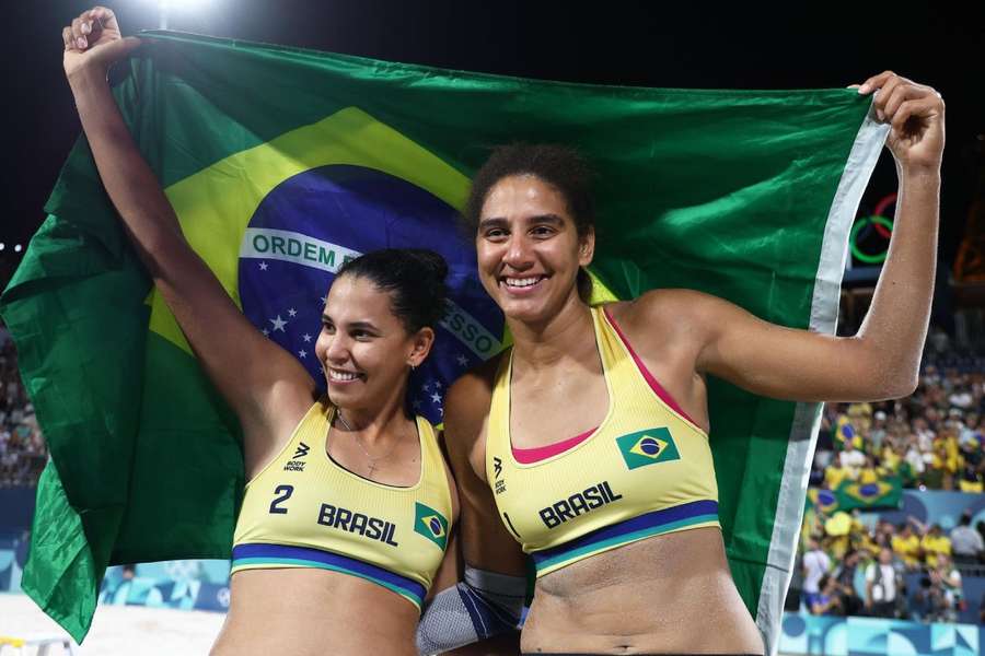 Duda e Ana Patrícia foram campeãs olímpicas no vôlei de praia