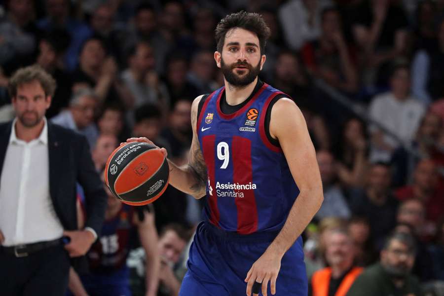 Ricky Rubio, con el Barcelona