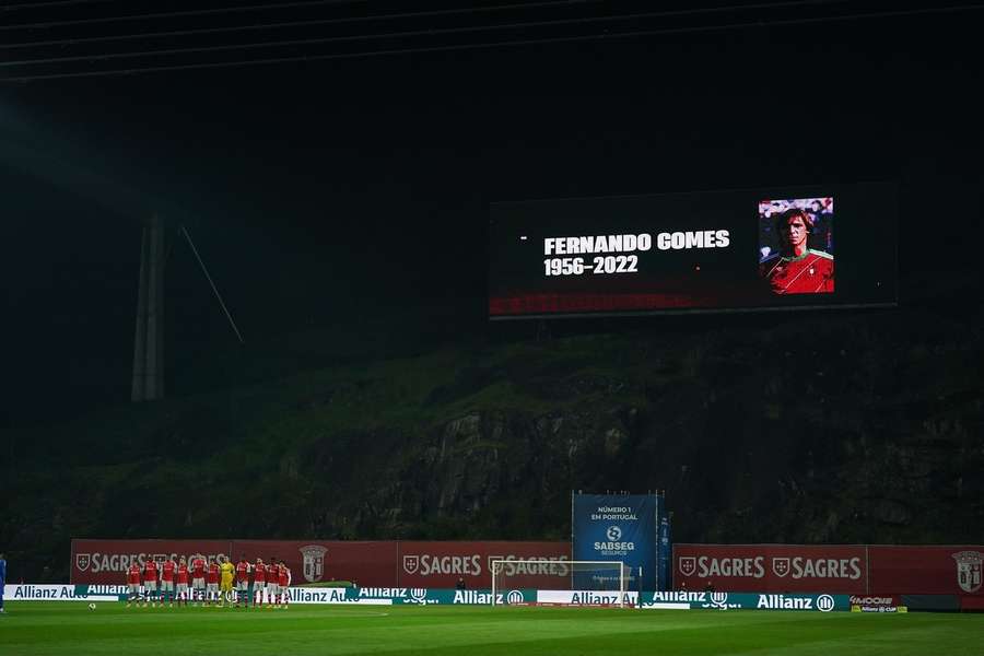 Trauer in Portugal: Porto Legende Fernando Gomes verstorben. Hier trauert der portugisische Klub Braga