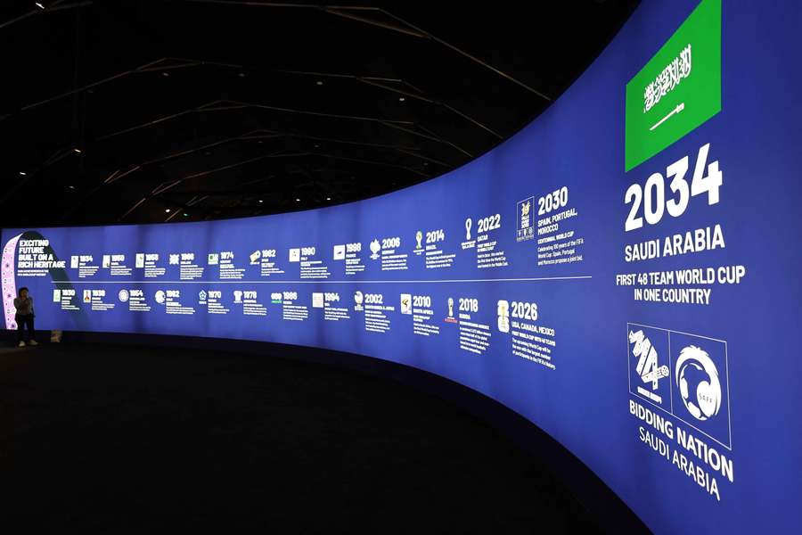 Saudi Arabia's exhibition for the 2034 World Cup