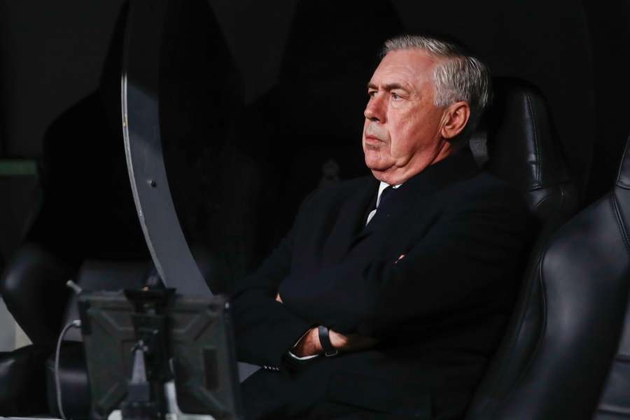 Carlo Ancelotti não gostou do que viu nesta quarta-feira (6)